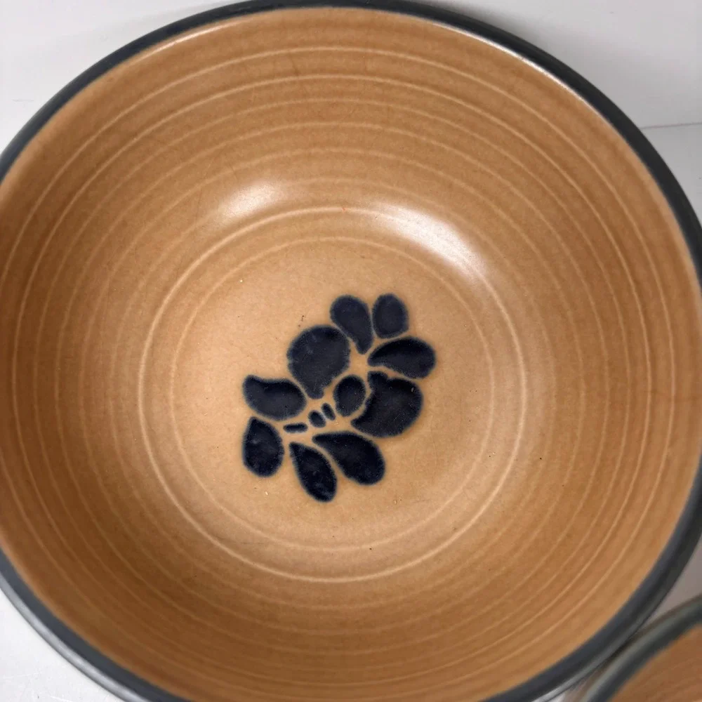 Pfaltzgraff Stoneware Soup Cereal Bowl 009 Cottage core Pattern Vintage Set of 4
